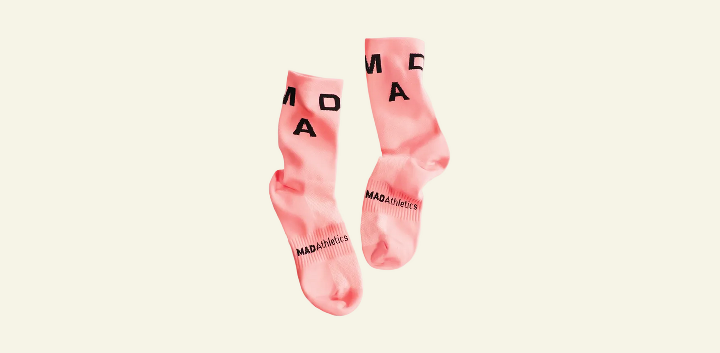 MadAthletics Triad Socks Sunset Pink